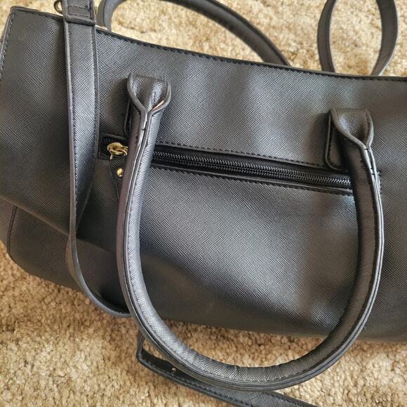 New Kenneth Cole Triple Entry Satchel KN1860/08 Black - Picture 5 of 6